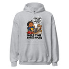 Customer Service Carl hoodie in Sport Grey, front view