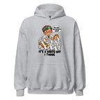Accountant Andy hoodie in Sport Grey, front view