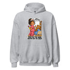 Nurse Nelly hoodie in Sport Grey, front view