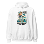 Painter Parker hoodie in White, front view