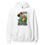 Dentist Dottie hoodie in White, front view