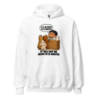 Pharmacist Phil hoodie in White, front view