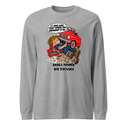 Mechanic Max long sleeve tee in Athletic Heather, front view