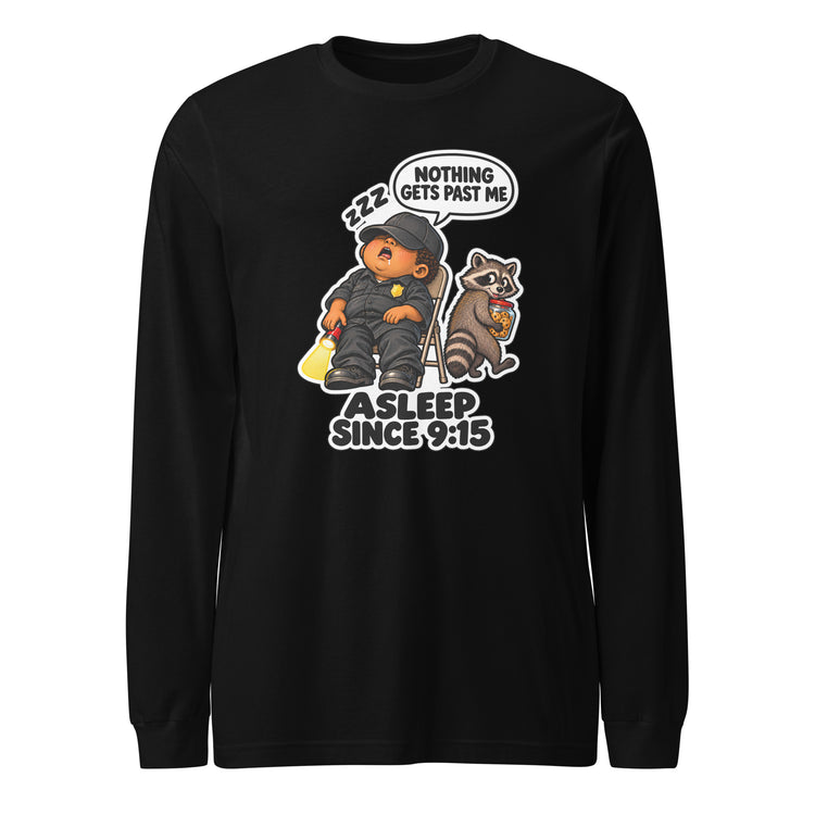 Security Stan "Asleep Since 9:15" design