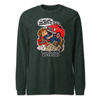 Mechanic Max long sleeve tee in Heather Forest, front view