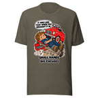 Mechanic Max T-shirt in Army, front view
