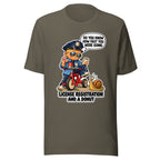 Officer Otis T-shirt in Army, front view
