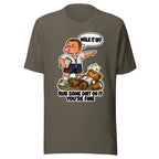 Coach Cal T-shirt in Army, front view