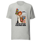 Waiter Wes T-shirt in Athletic Heather, front view