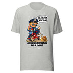Officer Otis T-shirt in Athletic Heather, front view