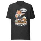 Coach Cal T-shirt in Dark Grey Heather, front view