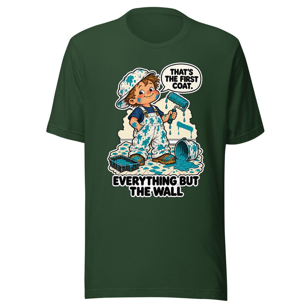 Painter Parker T-shirt in Forest, front view