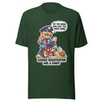 Officer Otis T-shirt in Forest, front view