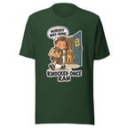Delivery Dex T-shirt in Forest, front view