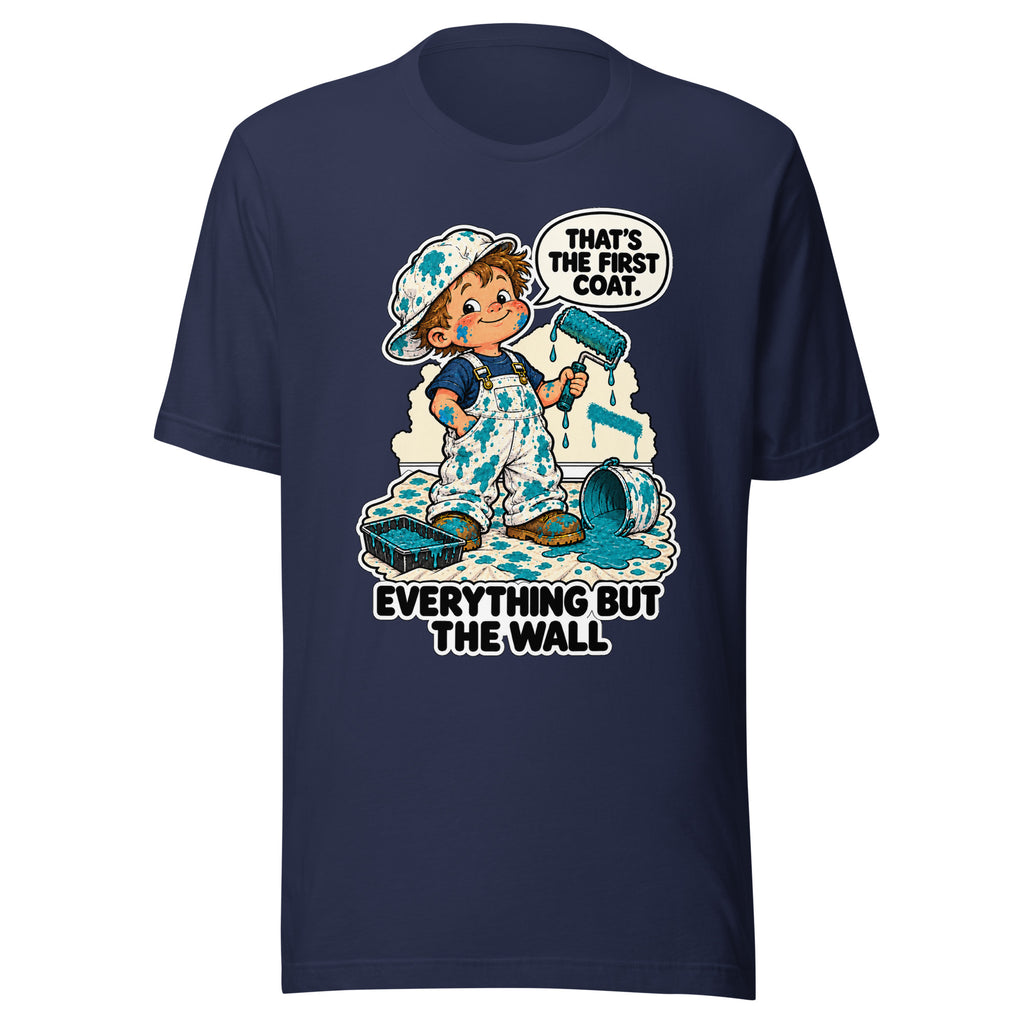 Painter Parker T-shirt in Navy, front view