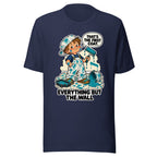 Painter Parker T-shirt in Navy, front view