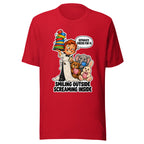 Waiter Wes T-shirt in Red, front view