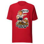 Coach Cal T-shirt in Red, front view