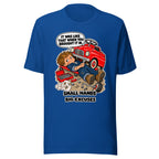 Mechanic Max T-shirt in True Royal, front view
