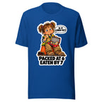 Lunchbox Lucy T-shirt in True Royal, front view