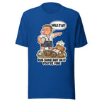 Coach Cal T-shirt in True Royal, front view