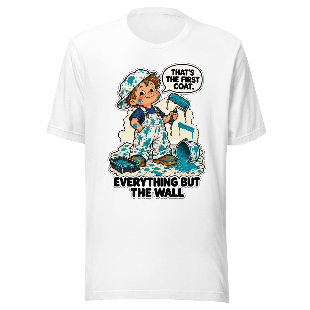 Painter Parker T-shirt in White, front view