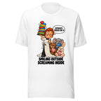Waiter Wes T-shirt in White, front view