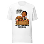 Bartender Bo T-shirt in White, front view