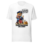 Officer Otis T-shirt in White, front view