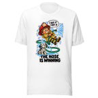 Firefighter Finn T-shirt in White, front view