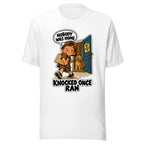 Delivery Dex T-shirt in White, front view