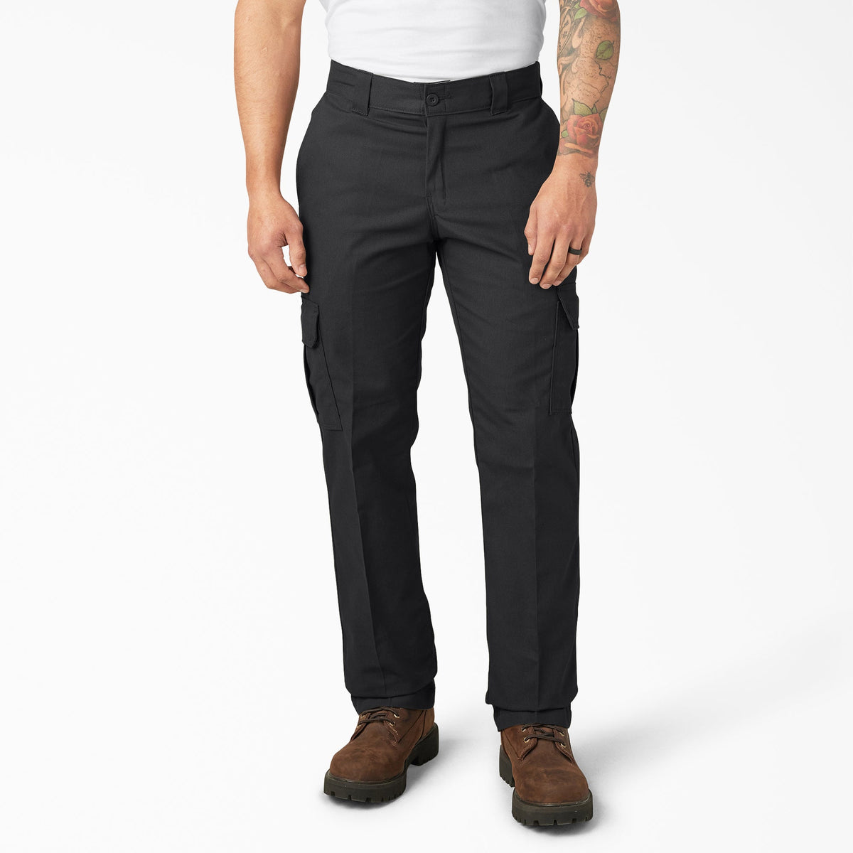 Dickies FLEX Regular Fit Cargo Pants | Black | Front