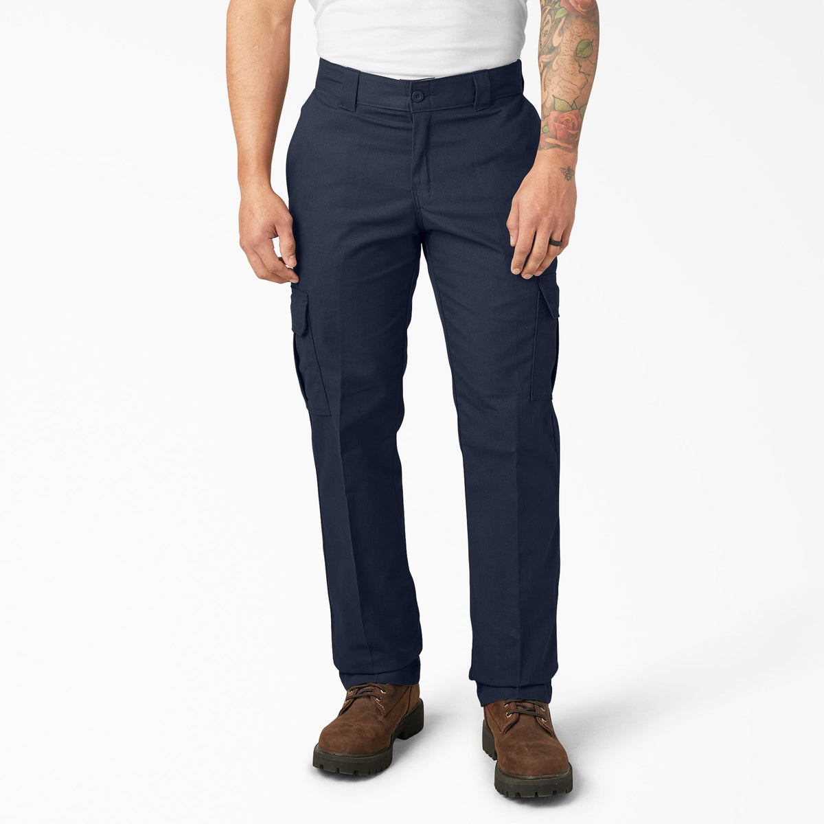 Dickies FLEX Regular Fit Cargo Pants | Dark Navy | Front