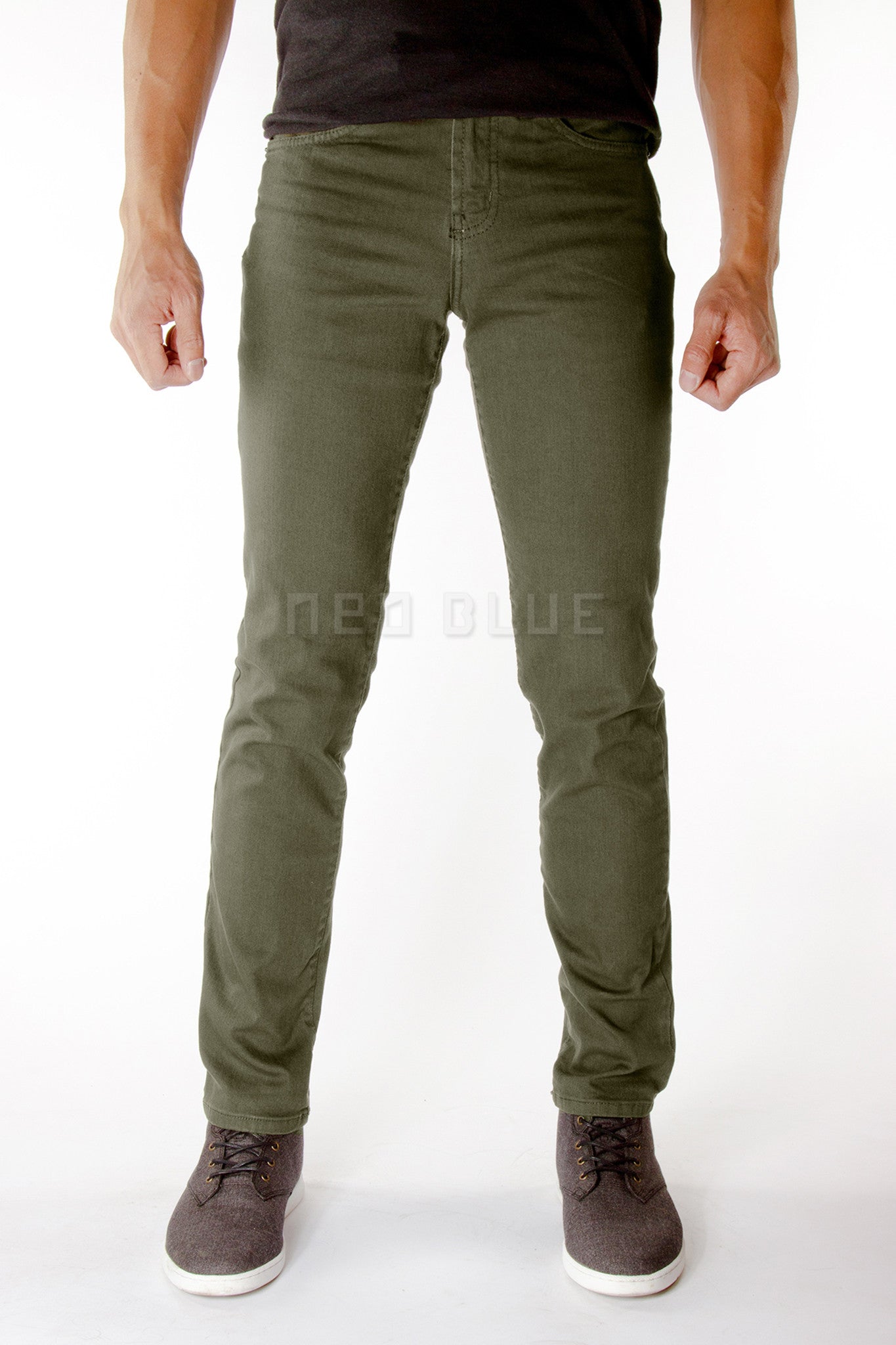 Neo Blue Jeans 224 Army Green (Skinny)