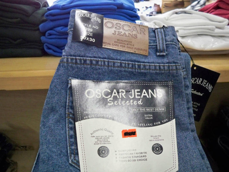 Oscar Jeans CA999 Wholesale - By The Box - 24 PCS - $7.90-pc - Black, Dark Brown, D. Blue, D. Gray, Denim Black, Dirty Blue, L. Blue, L. Gray, Khaki, Navy, Olive, Stonewash, White