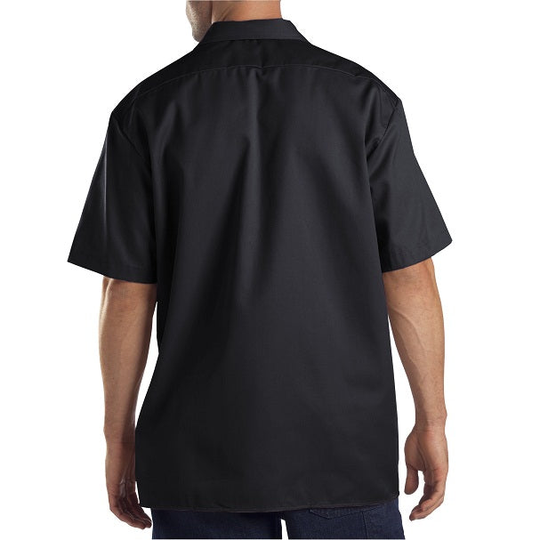  Dickies 1574 Short Sleeve Work Shirt Black XX-Large Tall:  Button Down Shirts: Clothing, Shoes & Jewelry