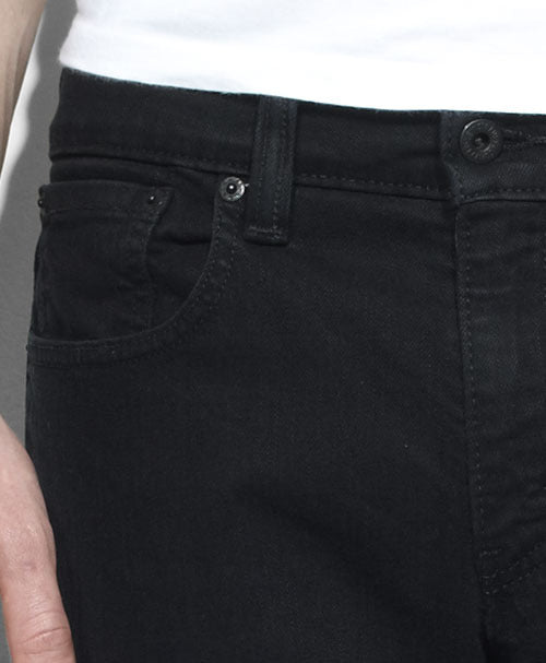 Levi 511 Black Stretch Skinny Jeans - Front Pocket