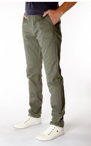 Noe Blue 6513 Army Green (Chino Pants)