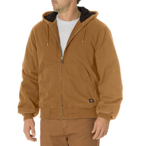 Dickies TJ270 Sanded Duck Insulated Hooded Jacket