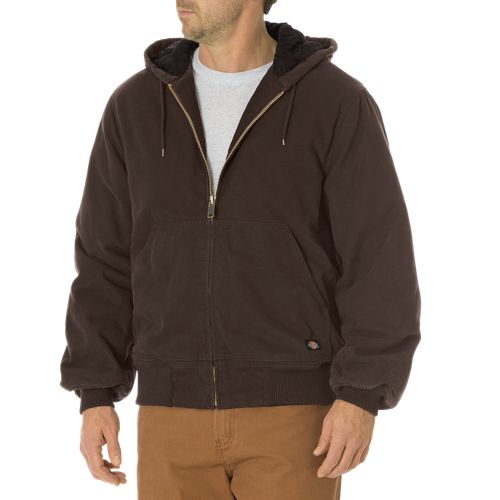 Dickies TJ270 Sanded Duck Insulated Hooded Jacket