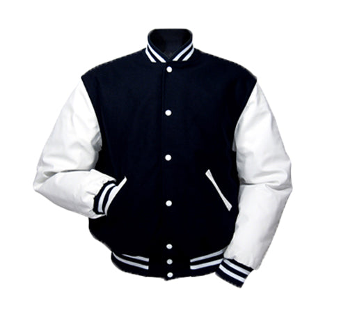RIZNA INC  Men's Fashion Varsity Baseball Jacket with Genuine