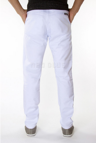 Noe Blue 6511 White (Chino Pants)
